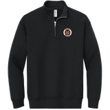 Biggby Bobcats Youth NuBlend 1/4-Zip Cadet Collar Sweatshirt