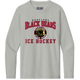 Maryland Black Bears Youth Cooling Performance Long Sleeve Tee