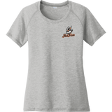 Danbury Hat Tricks Ladies PosiCharge Tri-Blend Wicking Scoop Neck Raglan Tee