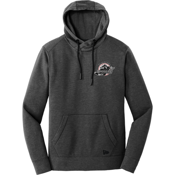 Allegheny Badgers New Era Tri-Blend Fleece Pullover Hoodie